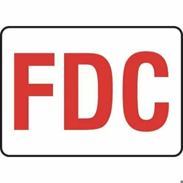 Accuform FDC REFLECTIVE SIGN FIRE DEPARTMENT MEXG536RL MEXG536RL